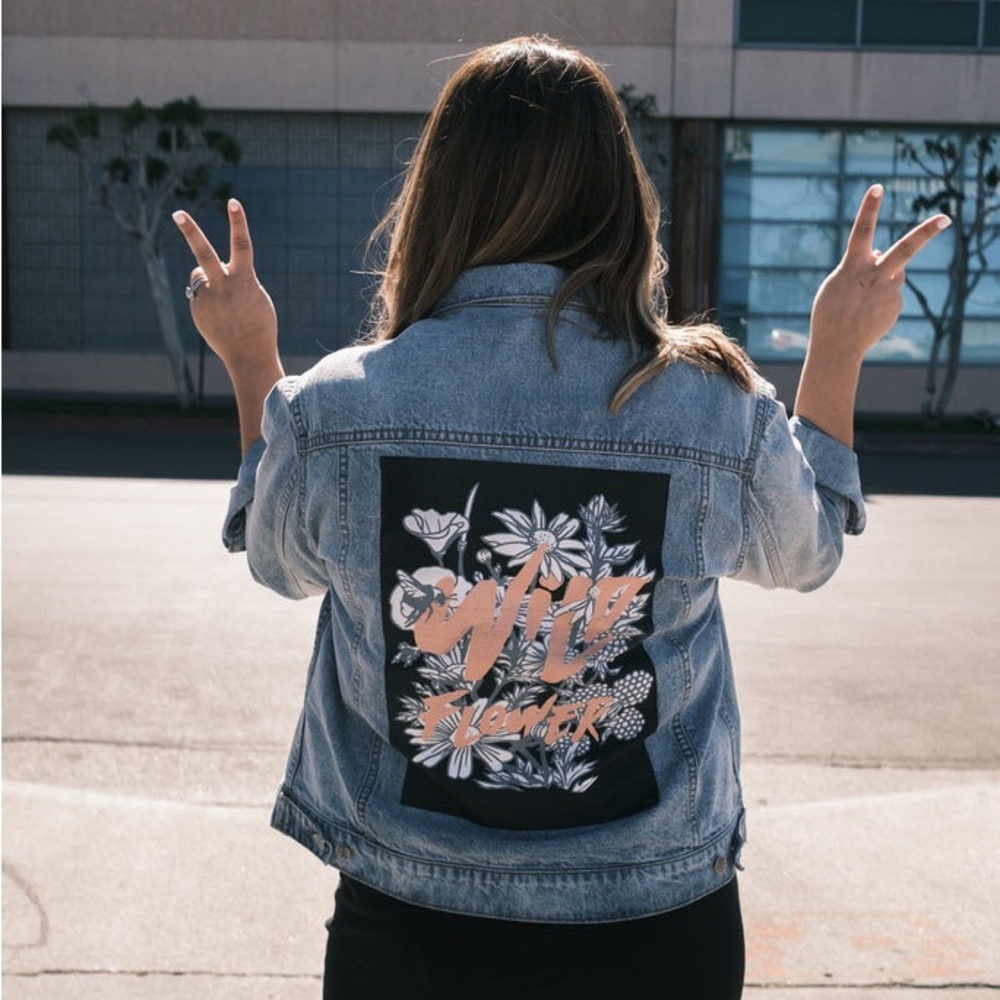 Smash + Tess International Women’s Day Denim Jacket with Amanda Lynn patch